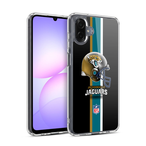 NFL Jacksonville Jaguars Logo Helmet Soft Gel Case for Samsung Galaxy A07 4G