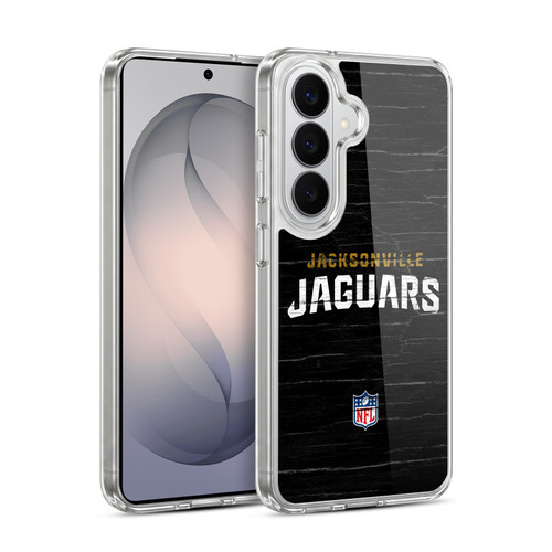 NFL Jacksonville Jaguars Logo Distressed Look Soft Gel Case for Samsung Galaxy S26 Plus