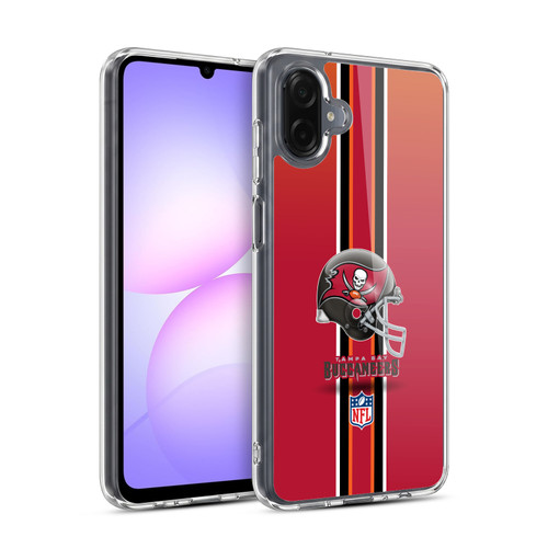NFL Tampa Bay Buccaneers Logo Helmet Soft Gel Case for Samsung Galaxy A07 4G