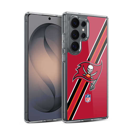 NFL Tampa Bay Buccaneers Logo Stripes Soft Gel Case for Samsung Galaxy S26 Ultra