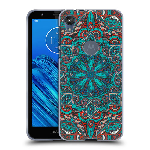 Aimee Stewart Mandala Moroccan Sea Soft Gel Case for Motorola Moto E6