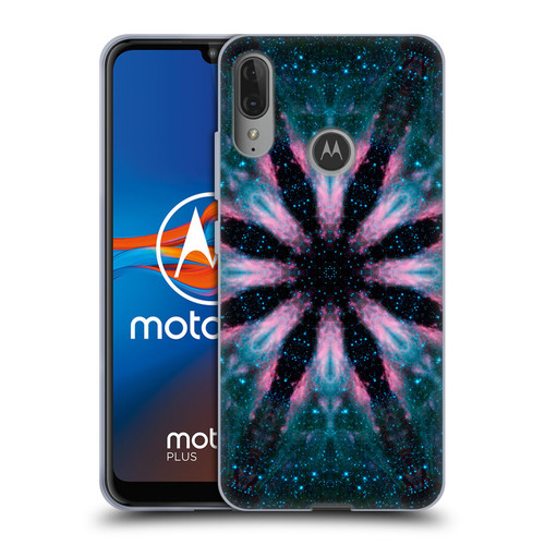 Aimee Stewart Mandala Floral Galaxy Soft Gel Case for Motorola Moto E6 Plus
