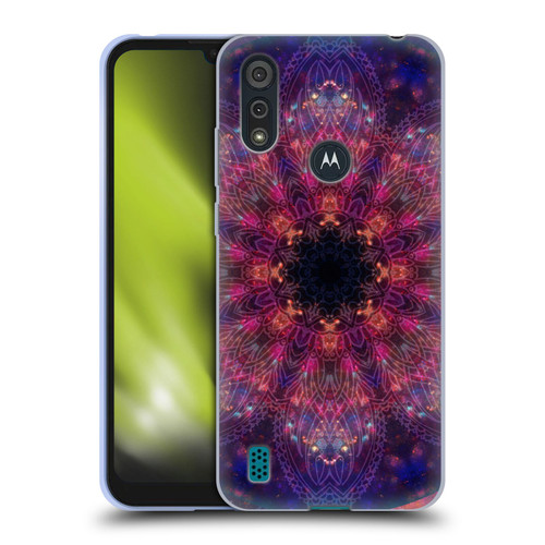 Aimee Stewart Mandala Doodle Flower Soft Gel Case for Motorola Moto E6s (2020)