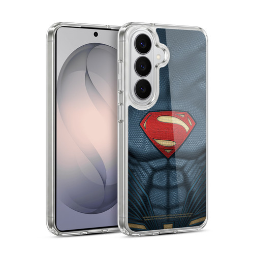Batman V Superman: Dawn of Justice Graphics Superman Costume Soft Gel Case for Samsung Galaxy S26 Plus