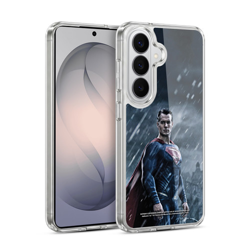 Batman V Superman: Dawn of Justice Graphics Superman Soft Gel Case for Samsung Galaxy S26 Plus