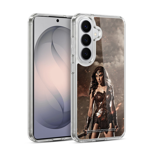 Batman V Superman: Dawn of Justice Graphics Wonder Woman Soft Gel Case for Samsung Galaxy S26 Plus