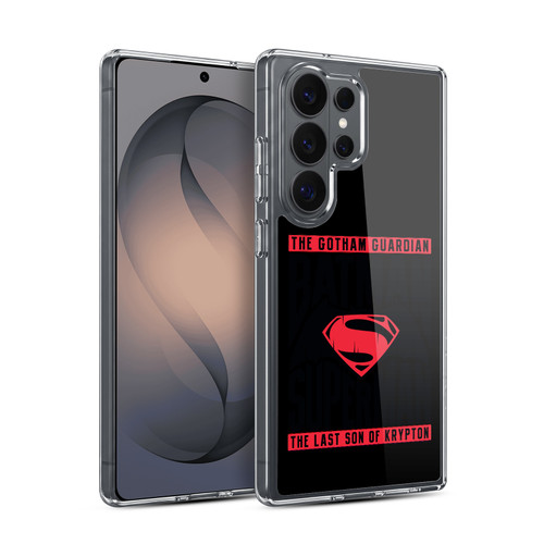 Batman V Superman: Dawn of Justice Graphics Typography Soft Gel Case for Samsung Galaxy S26 Ultra