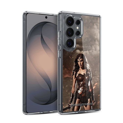 Batman V Superman: Dawn of Justice Graphics Wonder Woman Soft Gel Case for Samsung Galaxy S26 Ultra