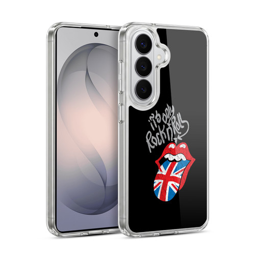 The Rolling Stones Albums Only Rock And Roll Distressed Soft Gel Case for Samsung Galaxy S26 Plus