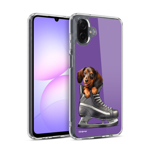 P.D. Moreno Sport Puppies Dachshund Hockey Soft Gel Case for Samsung Galaxy A07 4G