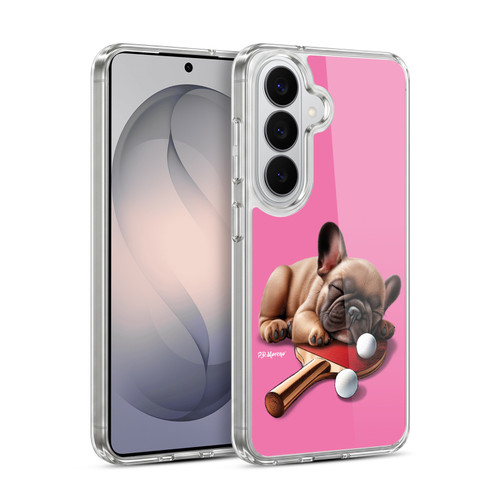P.D. Moreno Sport Puppies French Bulldog Ping Pong Soft Gel Case for Samsung Galaxy S26