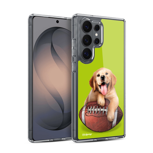 P.D. Moreno Sport Puppies Golden Retriever Football Soft Gel Case for Samsung Galaxy S26 Ultra