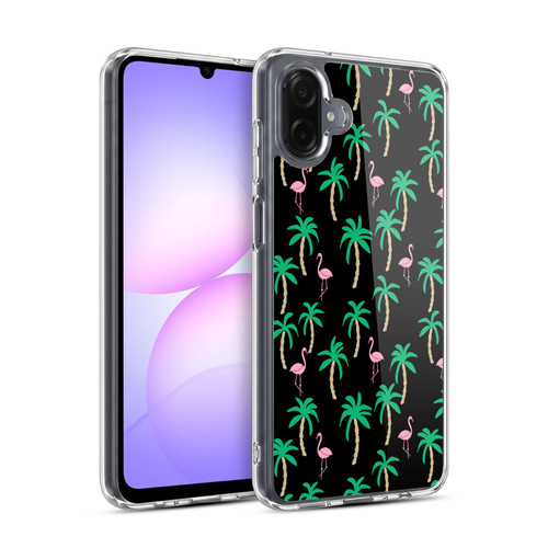 Andrea Lauren Design Birds Black Flamingo Soft Gel Case for Samsung Galaxy A07 4G