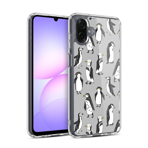 Andrea Lauren Design Birds Gray Penguins Soft Gel Case for Samsung Galaxy A07 4G