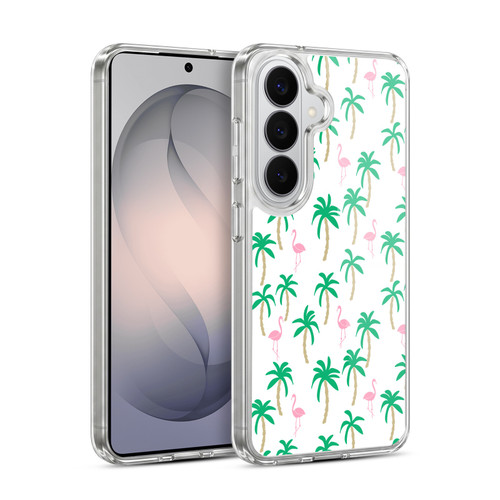 Andrea Lauren Design Birds White Flamingo Soft Gel Case for Samsung Galaxy S26