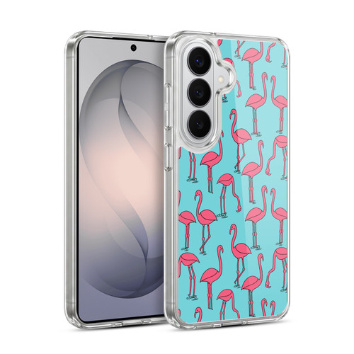 Andrea Lauren Design Birds Simple Flamingo Soft Gel Case for Samsung Galaxy S26 Plus
