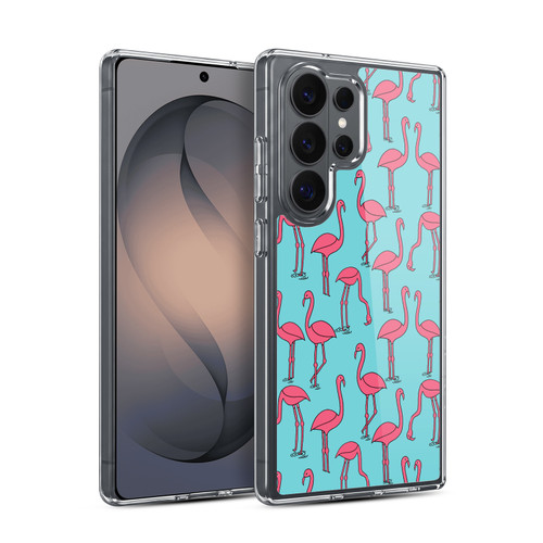 Andrea Lauren Design Birds Simple Flamingo Soft Gel Case for Samsung Galaxy S26 Ultra