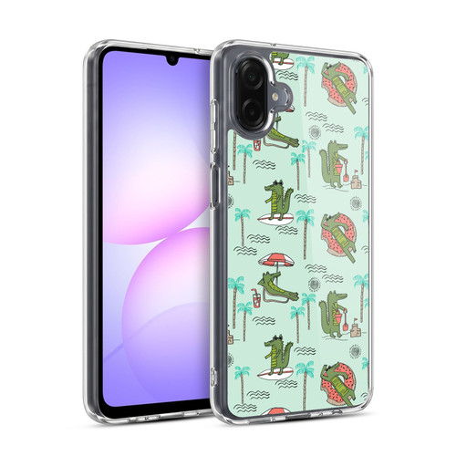 Andrea Lauren Design Sea Animals Alligators Soft Gel Case for Samsung Galaxy A07 4G