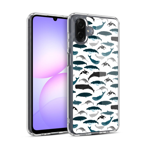 Andrea Lauren Design Sea Animals Whales Soft Gel Case for Samsung Galaxy A07 4G