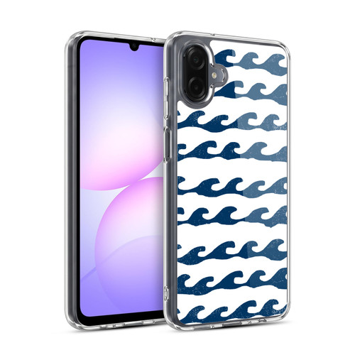 Andrea Lauren Design Sea Animals White Waves Soft Gel Case for Samsung Galaxy A07 4G