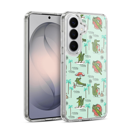 Andrea Lauren Design Sea Animals Alligators Soft Gel Case for Samsung Galaxy S26