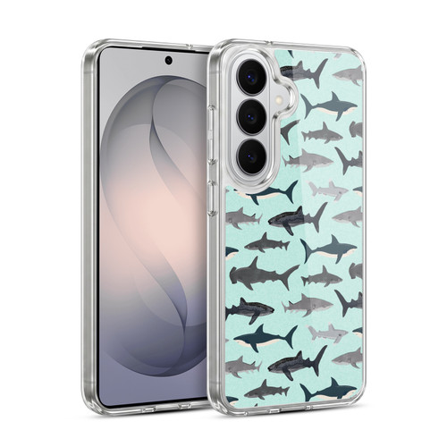 Andrea Lauren Design Sea Animals Sharks Soft Gel Case for Samsung Galaxy S26 Plus