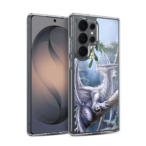 Anne Stokes Yule Snow Dragon Soft Gel Case for Samsung Galaxy S26 Ultra