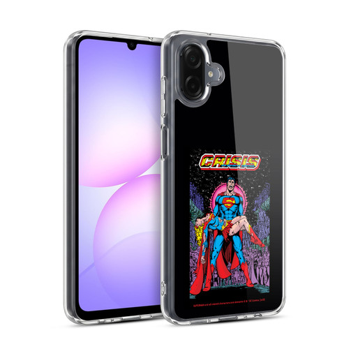 Superman DC Comics Famous Comic Book Covers Supergirl Crisis on Infinite Earths Soft Gel Case for Samsung Galaxy A07 4G