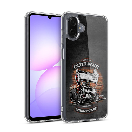 World of Outlaws Western Graphics Brickyard Sprint Car Soft Gel Case for Samsung Galaxy A07 4G