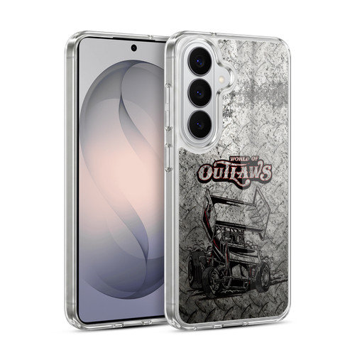 World of Outlaws Western Graphics Sprint Car Soft Gel Case for Samsung Galaxy S26