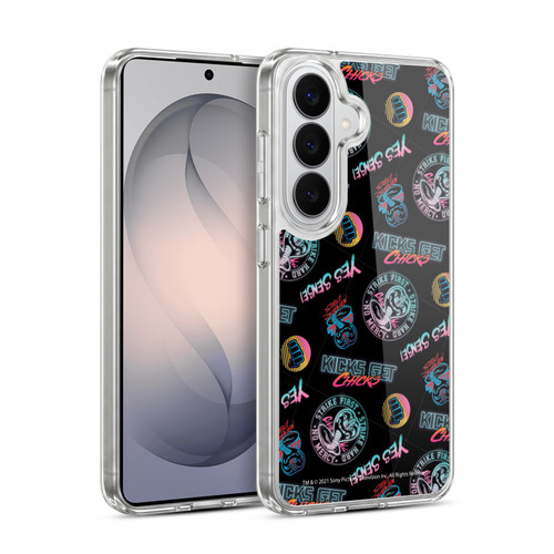 Cobra Kai Key Art Strike Hard Logo Pattern Soft Gel Case for Samsung Galaxy S26 Plus