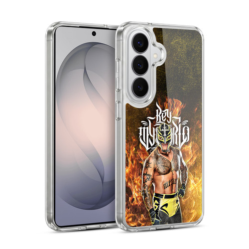 WWE Rey Mysterio Portrait Soft Gel Case for Samsung Galaxy S26 Plus