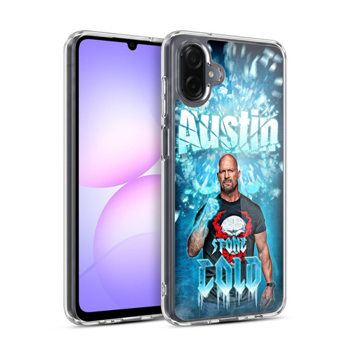 WWE Stone Cold Steve Austin Portrait Soft Gel Case for Samsung Galaxy A07 4G