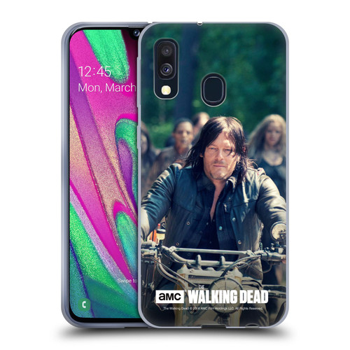 AMC The Walking Dead Daryl Dixon Bike Ride Soft Gel Case for Samsung Galaxy A40 (2019)