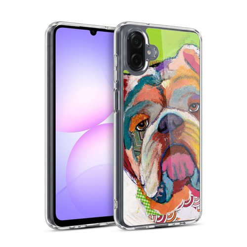 Michel Keck Dogs Bulldog Soft Gel Case for Samsung Galaxy A07 4G