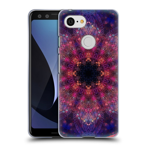 Aimee Stewart Mandala Doodle Flower Soft Gel Case for Google Pixel 3