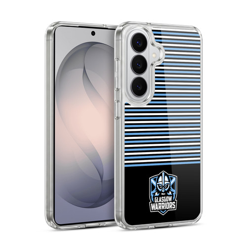 Glasgow Warriors Logo Stripes Black 2 Soft Gel Case for Samsung Galaxy S26