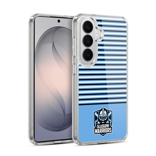 Glasgow Warriors Logo Stripes Blue 2 Soft Gel Case for Samsung Galaxy S26 Plus