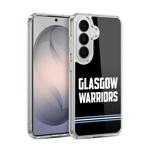 Glasgow Warriors Logo Text Type Black Soft Gel Case for Samsung Galaxy S26 Plus
