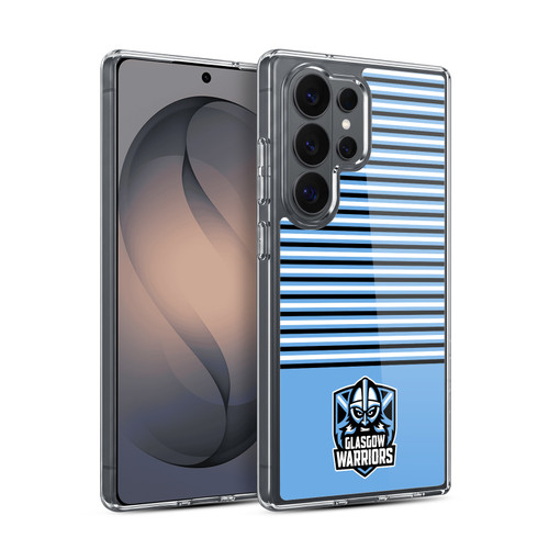 Glasgow Warriors Logo Stripes Blue 2 Soft Gel Case for Samsung Galaxy S26 Ultra