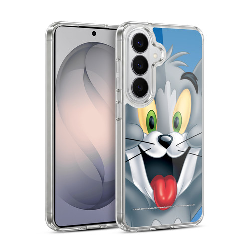 Tom and Jerry Full Face Tom Soft Gel Case for Samsung Galaxy S26