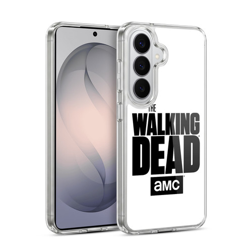 AMC The Walking Dead Logo White Soft Gel Case for Samsung Galaxy S26 Plus