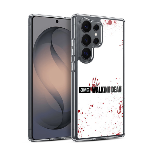 AMC The Walking Dead Logo Blood White Soft Gel Case for Samsung Galaxy S26 Ultra