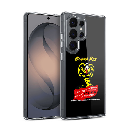 Cobra Kai Composed Art Be Strong Logo Soft Gel Case for Samsung Galaxy S26 Ultra