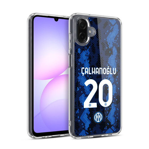 Fc Internazionale Milano 2021/22 Players Home Kit Hakan Çalhanoglu Soft Gel Case for Samsung Galaxy A07 4G