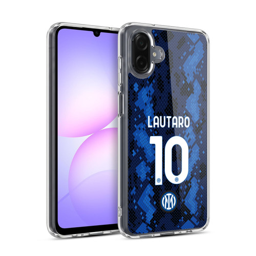 Fc Internazionale Milano 2021/22 Players Home Kit Lautaro Martínez Soft Gel Case for Samsung Galaxy A07 4G