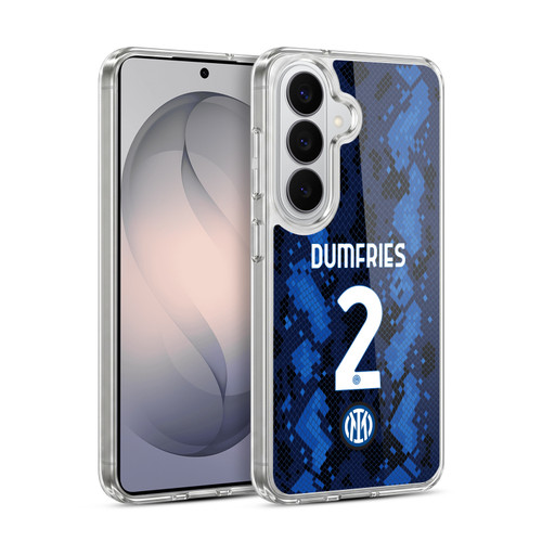 Fc Internazionale Milano 2021/22 Players Home Kit Denzel Dumfries Soft Gel Case for Samsung Galaxy S26