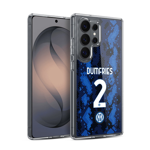 Fc Internazionale Milano 2021/22 Players Home Kit Denzel Dumfries Soft Gel Case for Samsung Galaxy S26 Ultra