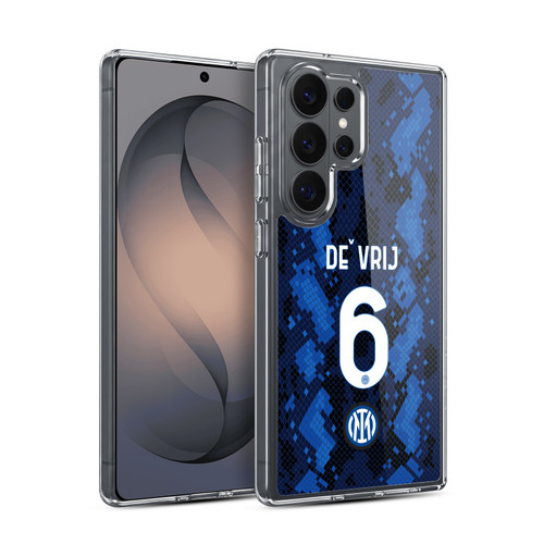 Fc Internazionale Milano 2021/22 Players Home Kit Stefan de Vrij Soft Gel Case for Samsung Galaxy S26 Ultra