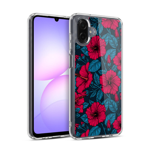 Katerina Kirilova Floral Patterns Night Peony Garden Soft Gel Case for Samsung Galaxy A07 4G